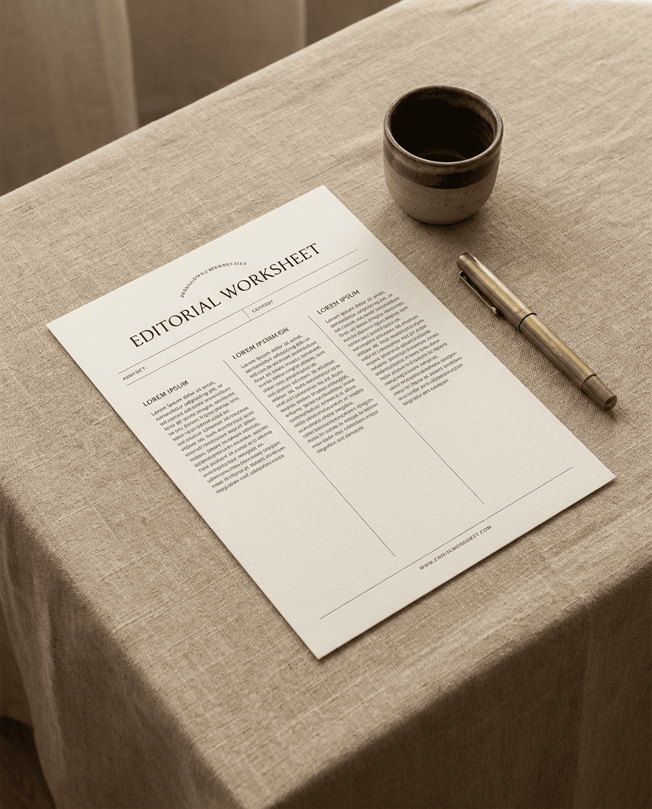 Core Value Worksheet